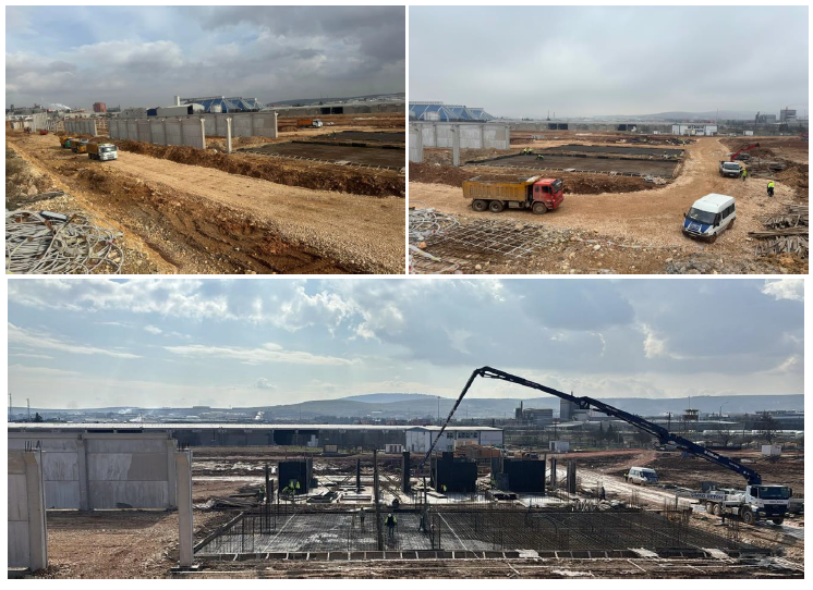 Gaziantep, Sanko Tekstil – Yeni Elyaf Açma Yıkama Tesisi İnşaatı Yapım İşine Başlandı.